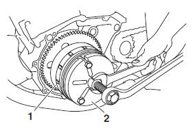 Removing the A.C. Magneto rotor