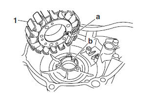 Installing the A.C. Magneto rotor