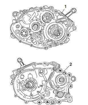 Separating the crankcase