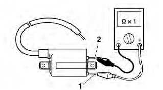 Checking the ignition coil