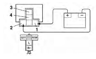 Radiator fan motor relay