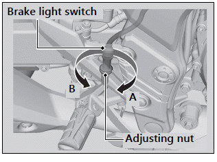 Adjusting the Brake Light Switch